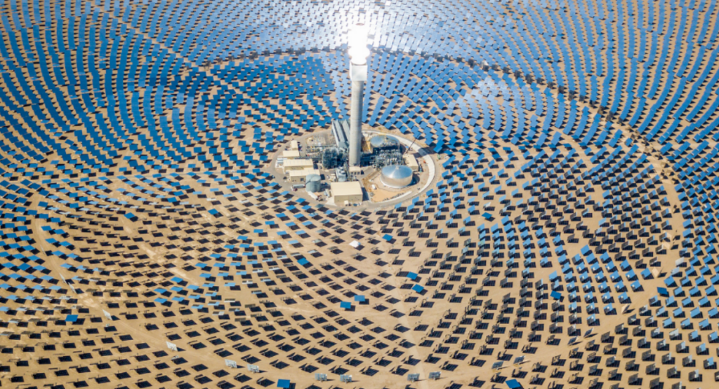 Foto Photovoltaikanlage in Jordanien. Ist Solarstromimport aus der Wüste sinnvoll?